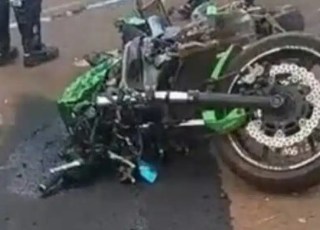 Colisão caminhão e moto provoca uma morte em Campo Grande