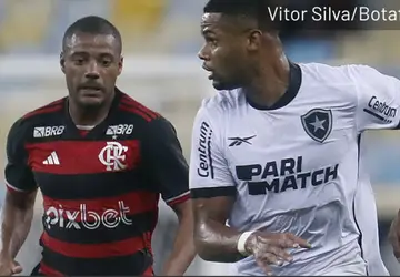 Botafogo vence Flamengo por 2x0 e assume liderança no Brasileirão