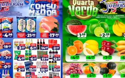 Confira as OFERTAS DA SEMANA e da QUARTA VERDE no Mercado Julifran em Fátima do Sul