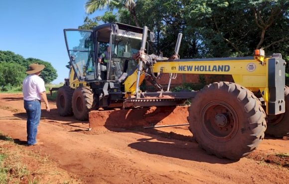 Governo de Mato Grosso do Sul investe R$ 1,4 milhão em pavimentação no distrito de Ipezal